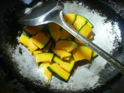 Make Fire the Japanese pumpkin step 4