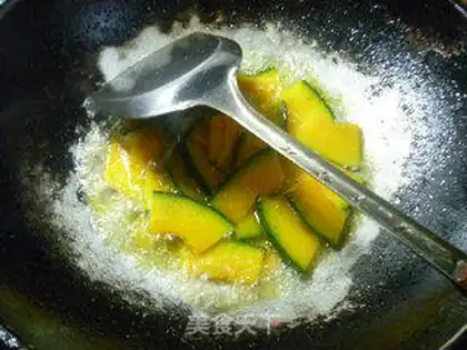 Make Fire the Japanese pumpkin step 5