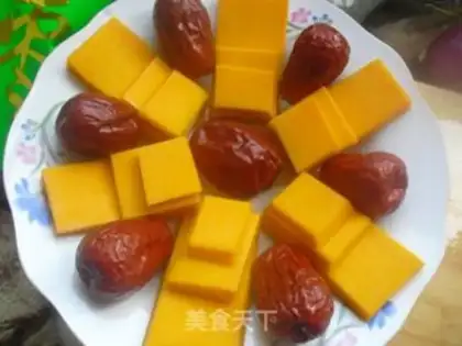 Make Red dates steam pumpkins step 3