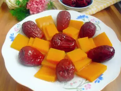 Make Red dates steam pumpkins step 6