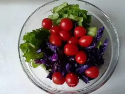 Make Vegetable salad step 2