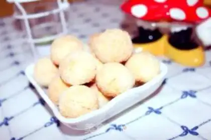 Make Protein coconut ball step 5