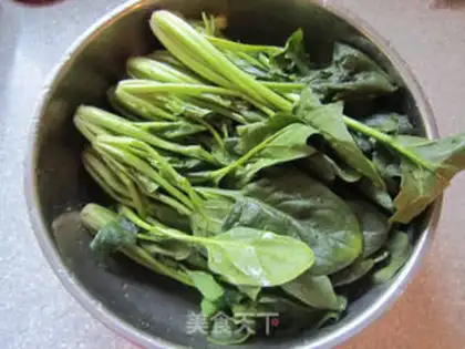 Make Smelting spinach step 0
