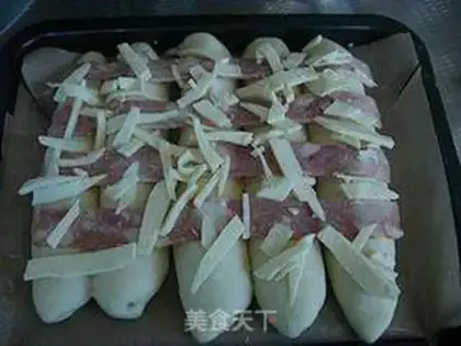 Make Bacon cheese pine buns step 8