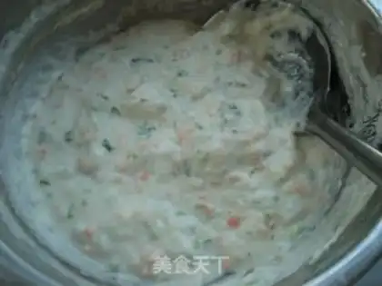 Make Sweets of sweet potatoes and vegetables step 3