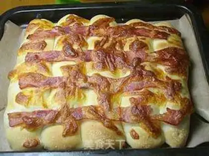 Make Bacon cheese pine buns step 10
