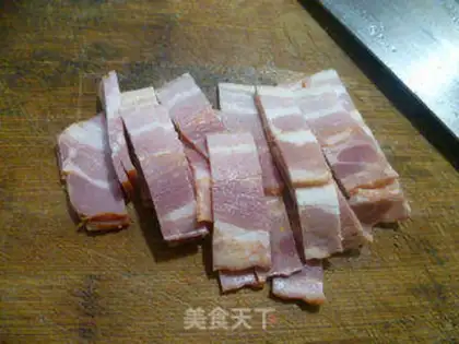 Make Bacon noodle step 1
