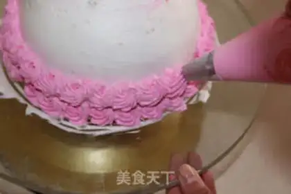 Make Barbie doll cake step 7