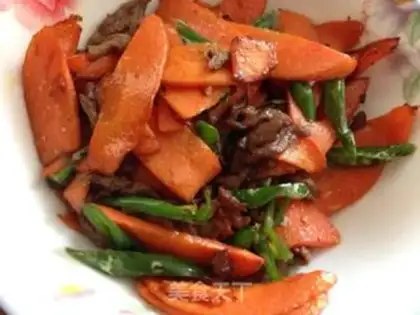 Make Carrot beef step 4
