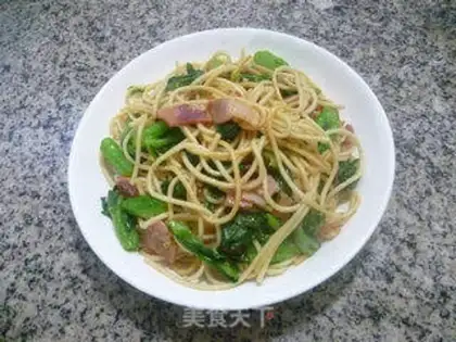 Make Bacon noodle step 11