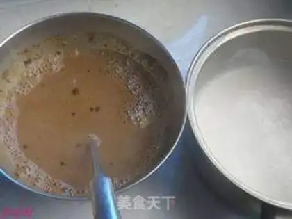 Make Coffee mousse cake step 1