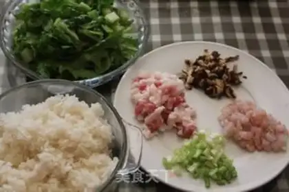 Make Mustard fried rice step 0