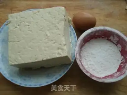 Make Cracked tofu step 0