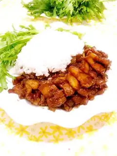 Make Taiwan halogen rice step 11