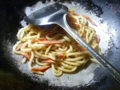 Make Squeeze the ham and the noodles step 6
