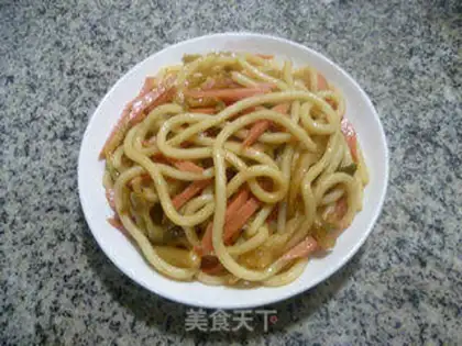 Make Squeeze the ham and the noodles step 7