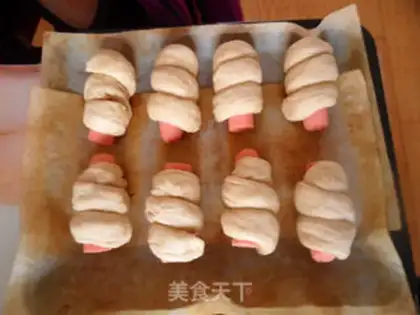 Make Boot hot dog bread step 6