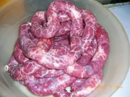 Make Spicy sausages from the river step 6