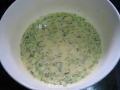 Make Quisine egg pancakes step 2