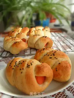 Make Boot hot dog bread step 9