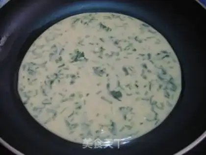 Make Quisine egg pancakes step 4