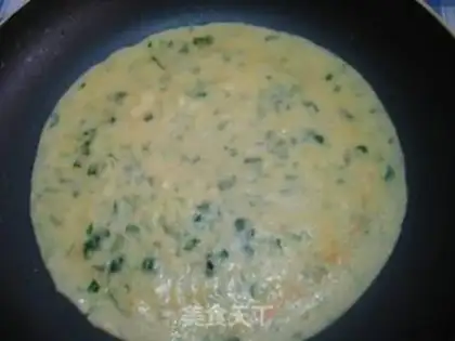 Make Quisine egg pancakes step 5