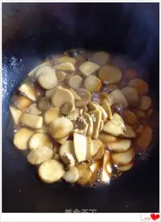 Make Puffing almond mushrooms step 3
