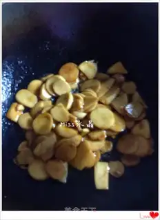 Make Puffing almond mushrooms step 4
