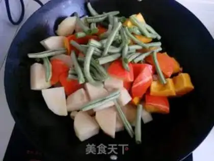 Make Pumpkin stew potatoes step 4