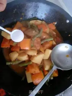Make Pumpkin stew potatoes step 9