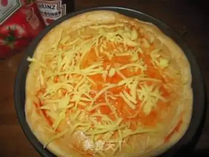 Make Ham pizza step 9