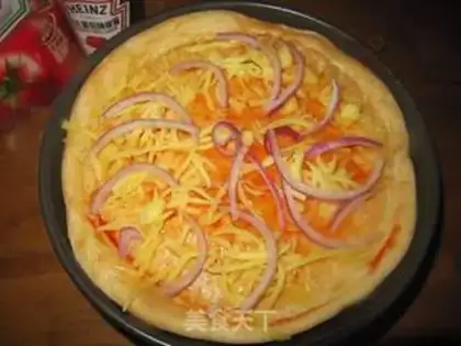 Make Ham pizza step 10