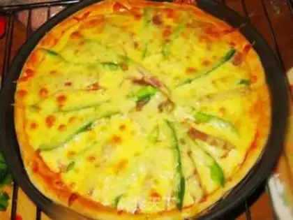 Make Ham pizza step 13