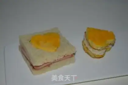 Make A heart sandwich step 8