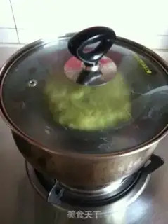 Make Cinnamon green bean cake step 5