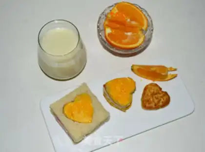 Make A heart sandwich step 9