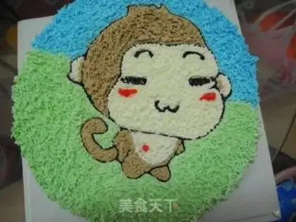 Make Monkey cake step 10
