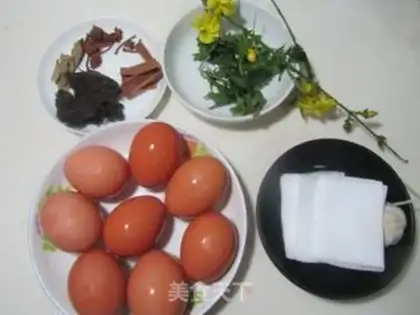 Make Five spicy tea eggs step 0