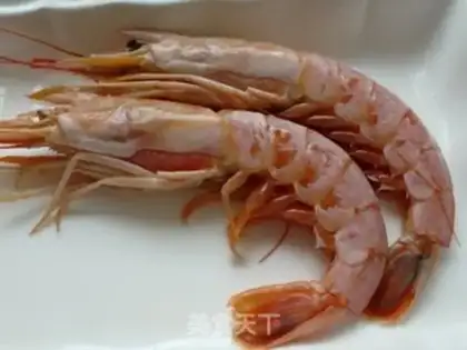 Make The red shrimp step 0