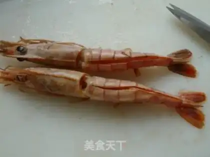 Make The red shrimp step 1