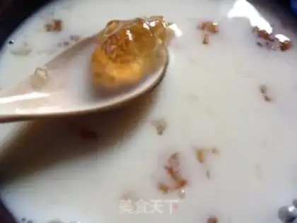Make Peach glue milk Simillo step 0