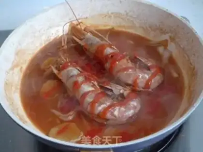 Make The red shrimp step 9