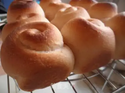 Make Milky potato buns step 10