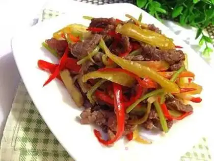 Make Cream pepper beef step 11