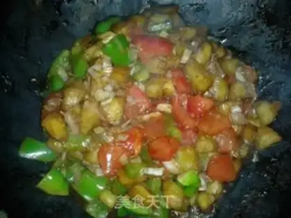 Make Meatloaf and eggplant step 10