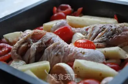 Make Vanilla roast chicken leg step 0