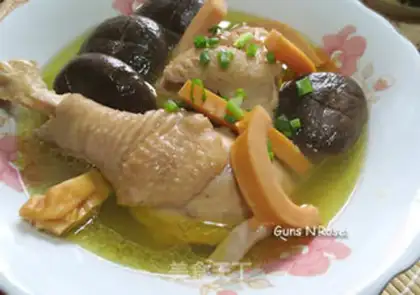 Make Ink mushroom chicken step 3
