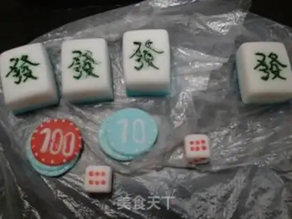 Make Mahjongg cake step 9