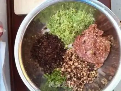 Make Celery beef dumplings step 10