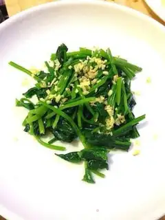 Make Peanuts and spinach step 8